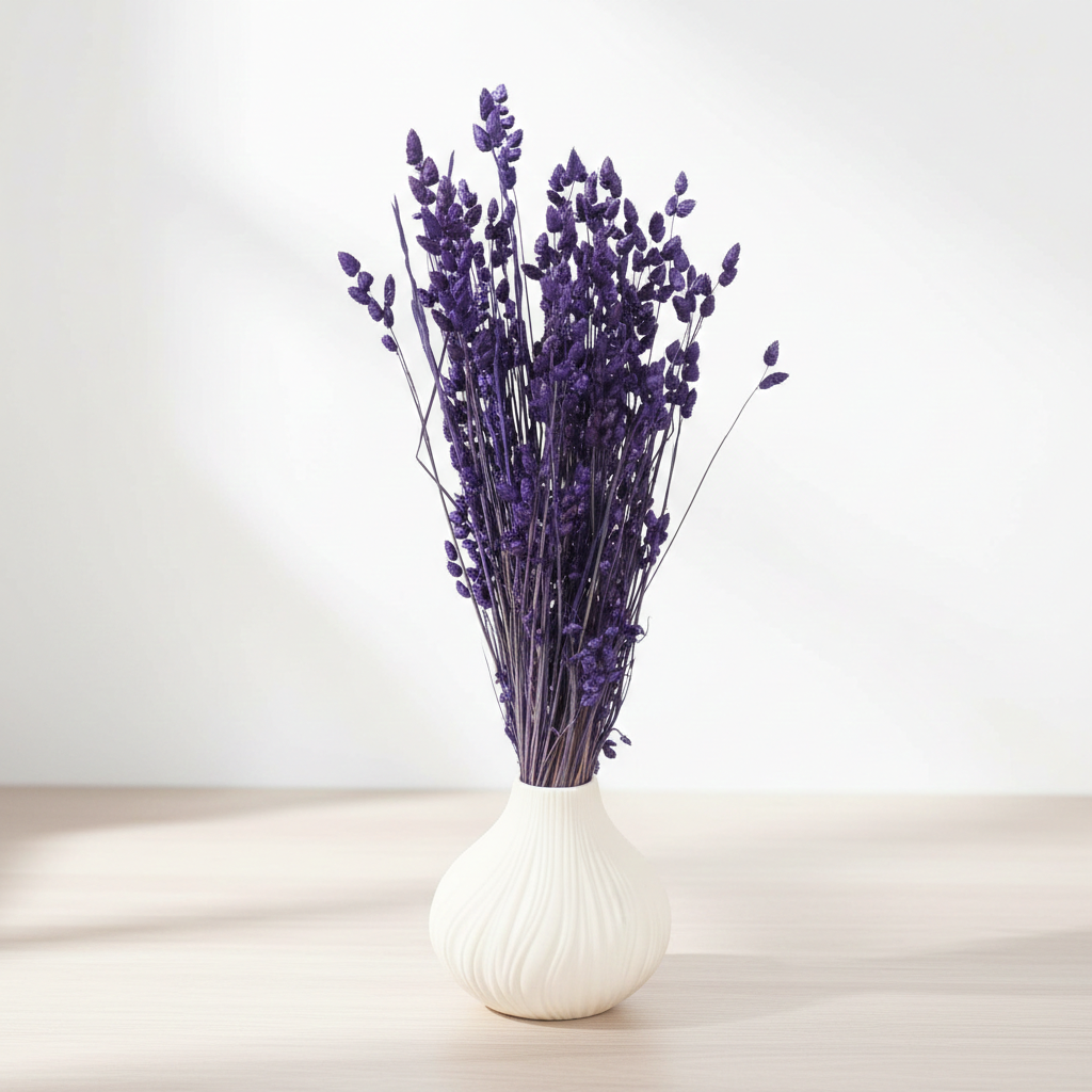 Sušená třesavá tráva Briza viola – dekorace ze sušených květin